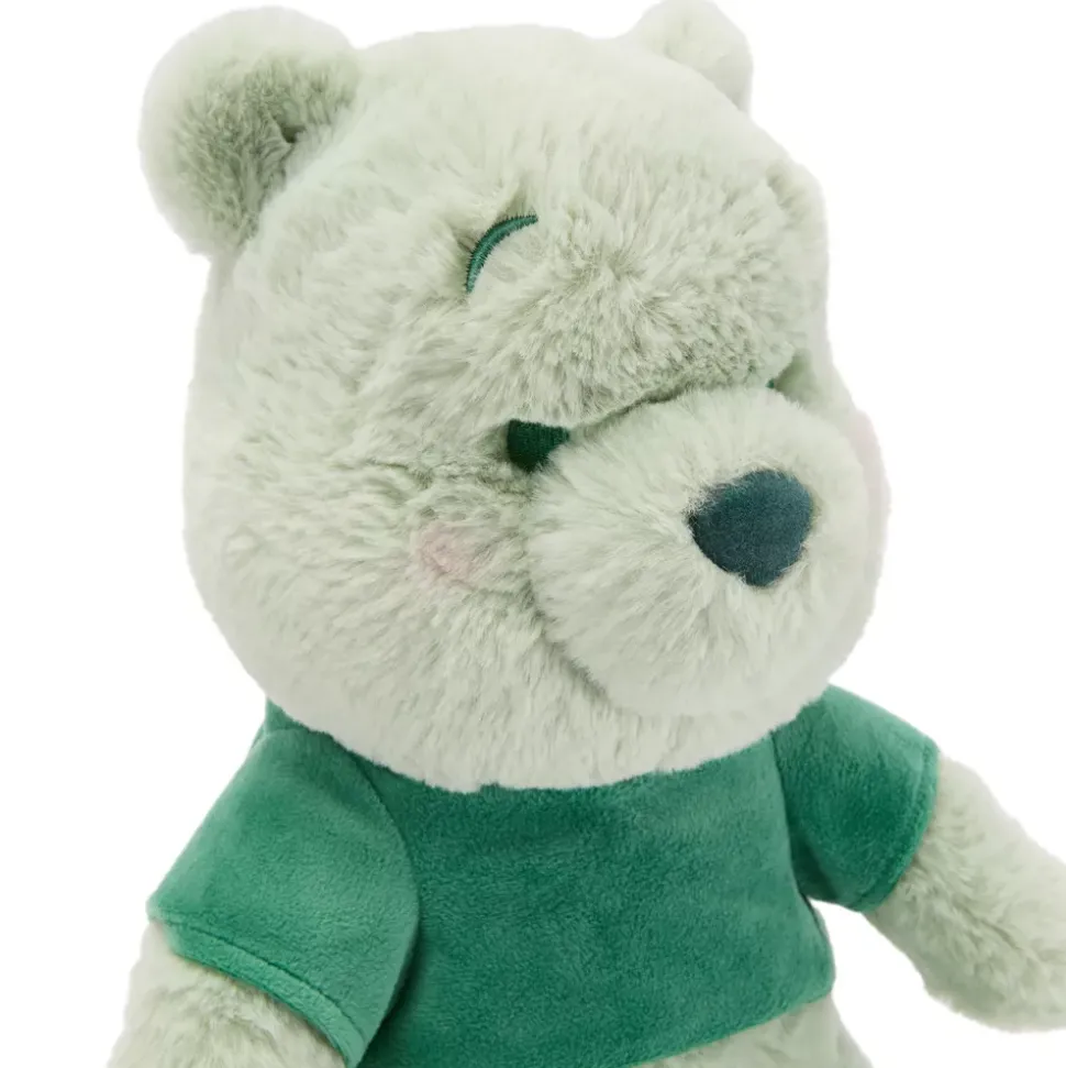 Peluche Winnie l'Ourson verte de taille moyenne, 33 cm