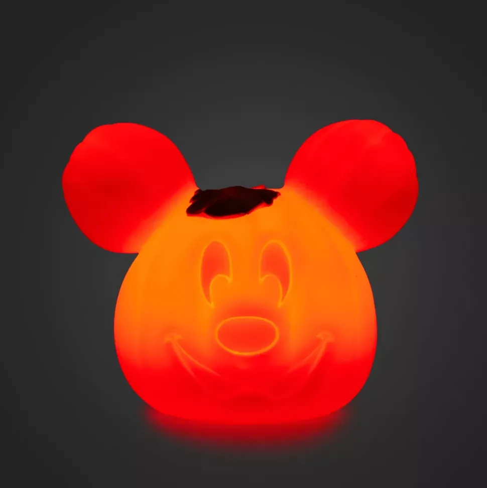 Petite citrouille creusée Mickey lumineuse