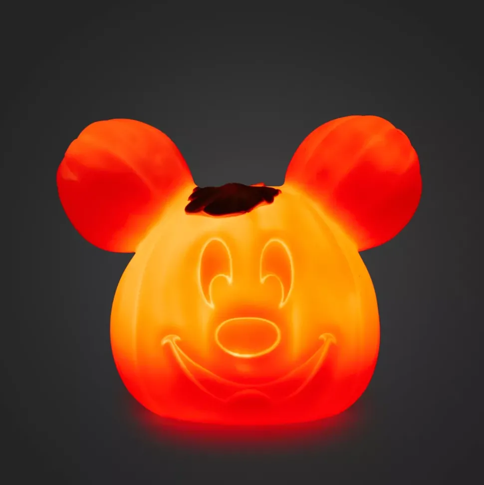 Petite citrouille creusée Mickey lumineuse