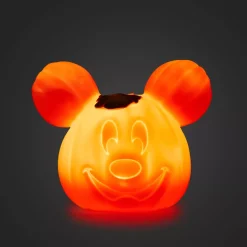 Petite citrouille creusée Mickey lumineuse