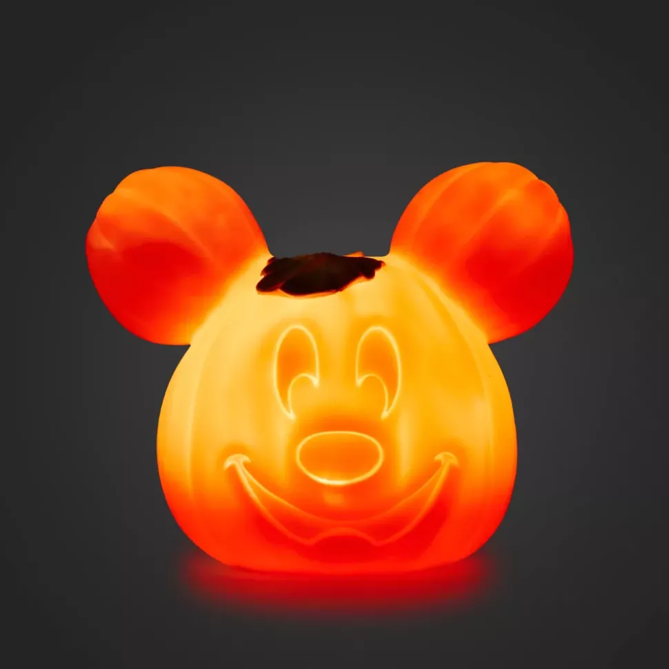 Petite citrouille creusée Mickey lumineuse