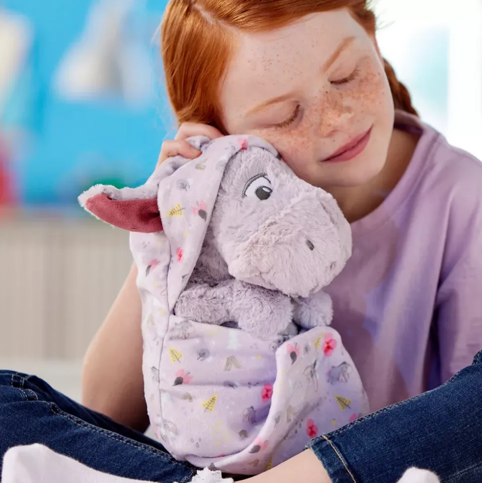 Petite peluche Bourriquet avec lange Disney Babies, Winnie l'Ourson, 25 cm