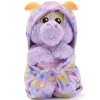 Petite peluche Figment EPCOT Disney Babies avec lange, 27 cm