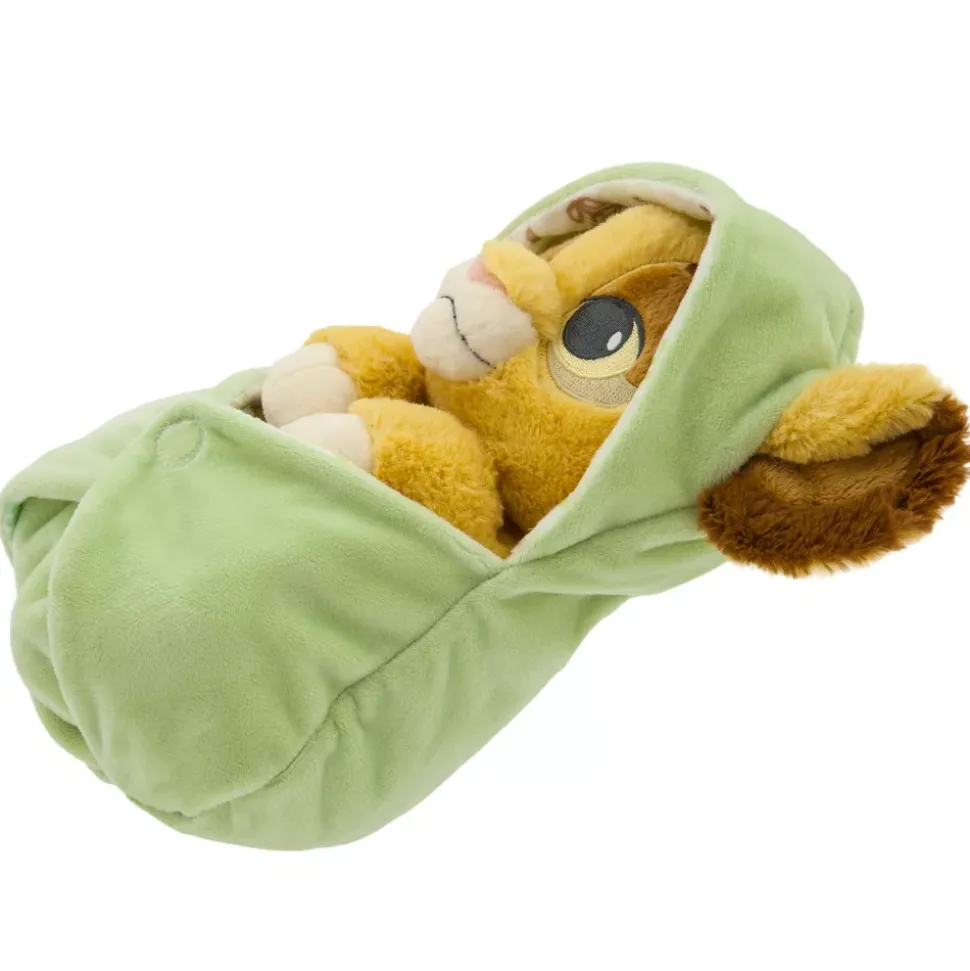 Petite peluche Simba avec lange Disney Babies, Le Roi Lion, 25,5 cm