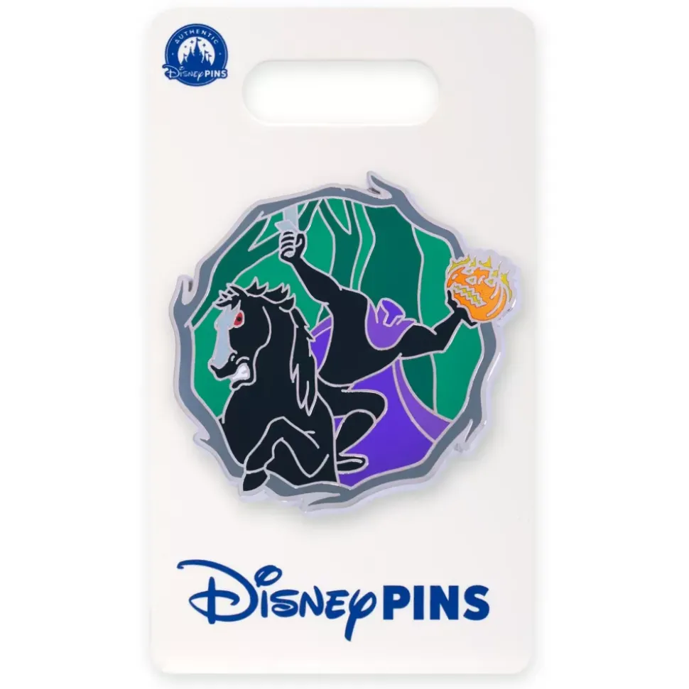 Pin's Le Cavalier sans tête Disney Villains, Le Crapaud et le Maître d'école