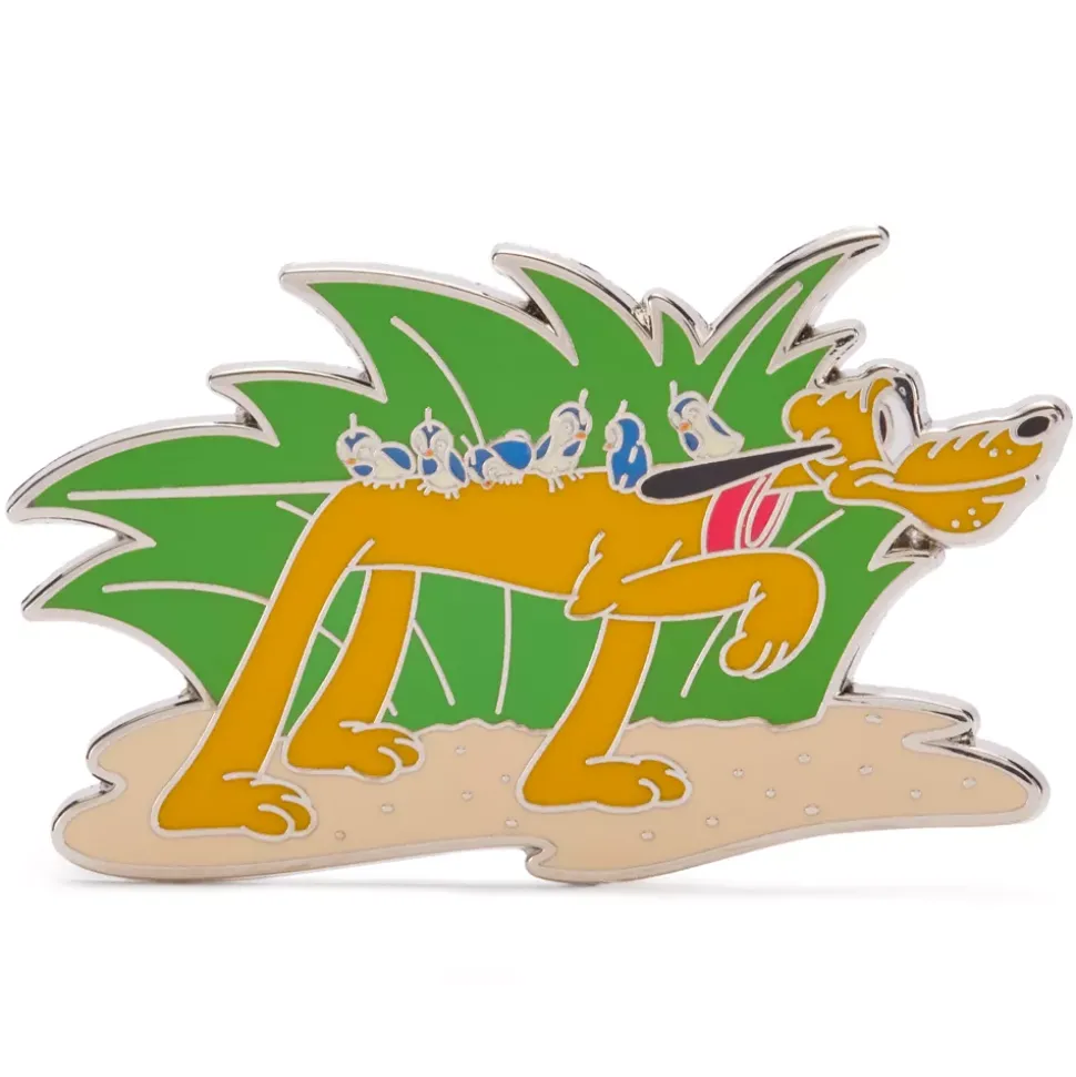Pin's Pluto avec oiseaux