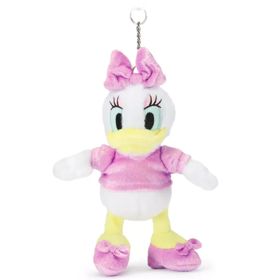 Porte-clés petite peluche Daisy Duck, 16 cm