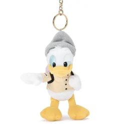 Porte-clés petite peluche Donald Duck au camping – 20 cm