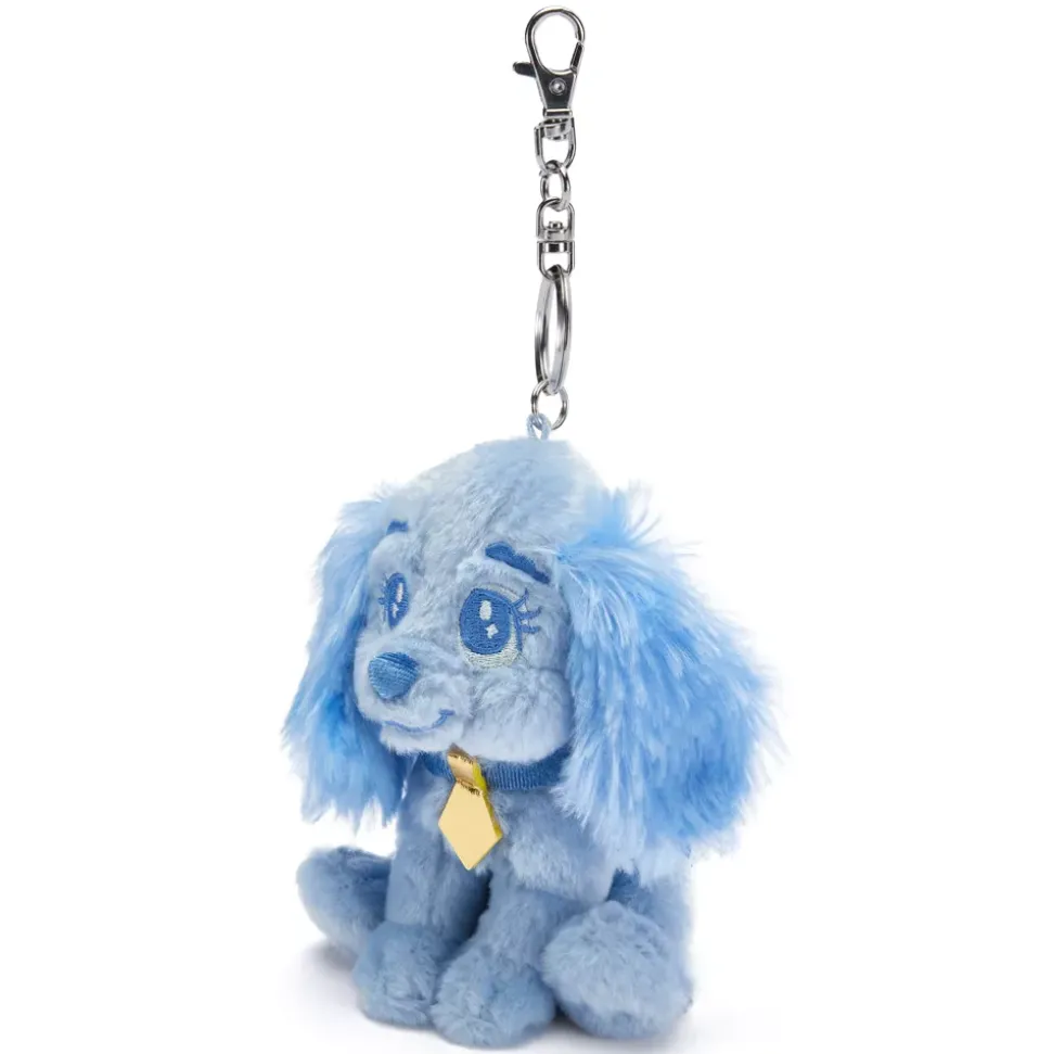 Porte-clés petite peluche Lady bleue, La Belle et le Clochard