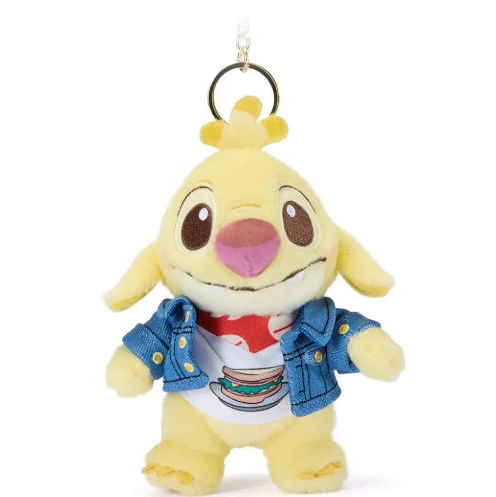 Porte-clés petite peluche Reuben en denim, Lilo & Stitch, 18 cm