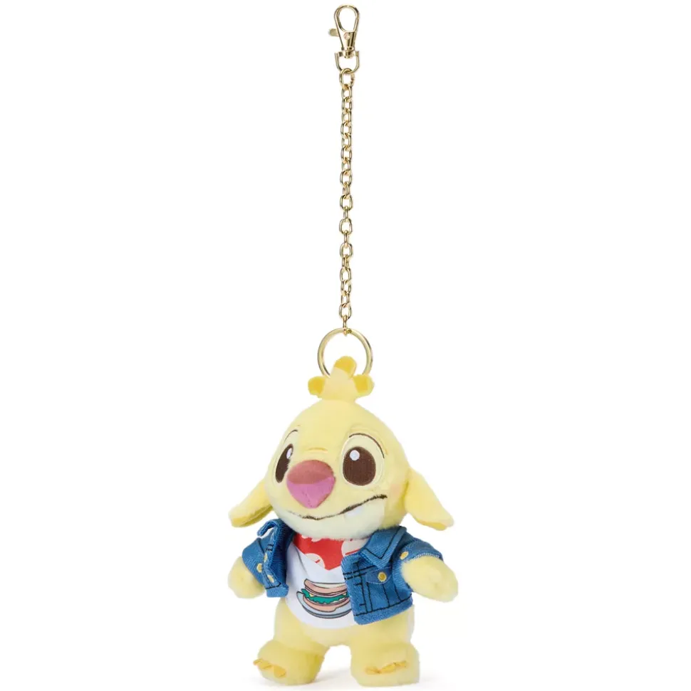 Porte-clés petite peluche Reuben en denim, Lilo & Stitch, 18 cm