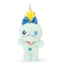 Porte-clés petite peluche Souillon en denim, Lilo & Stitch, 12 cm