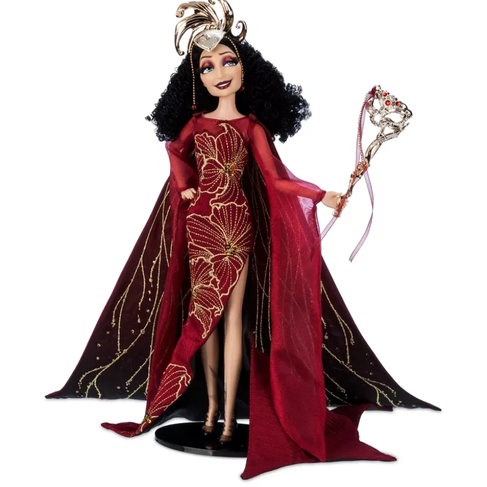 Poupée Mère Gothel Fashionably Late Midnight Masquerade Series Disney Designer Collection en édition limitée, Raiponce