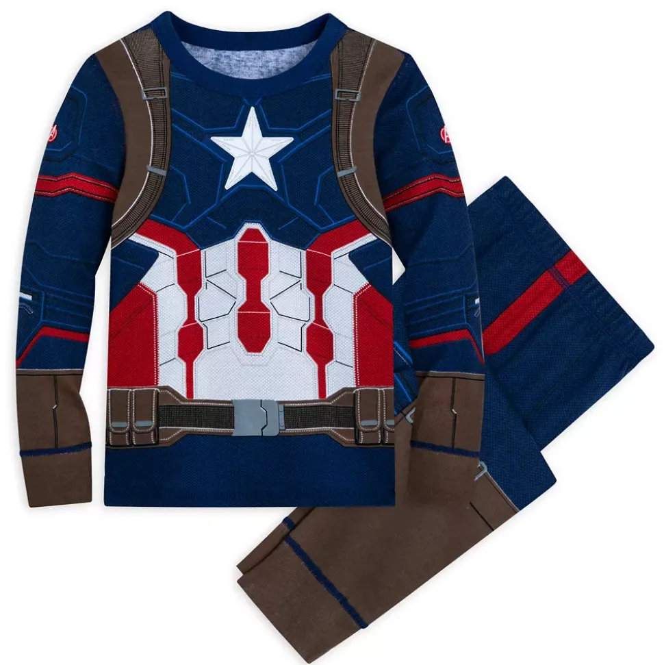 Pyjama déguisement Captain America pour enfants