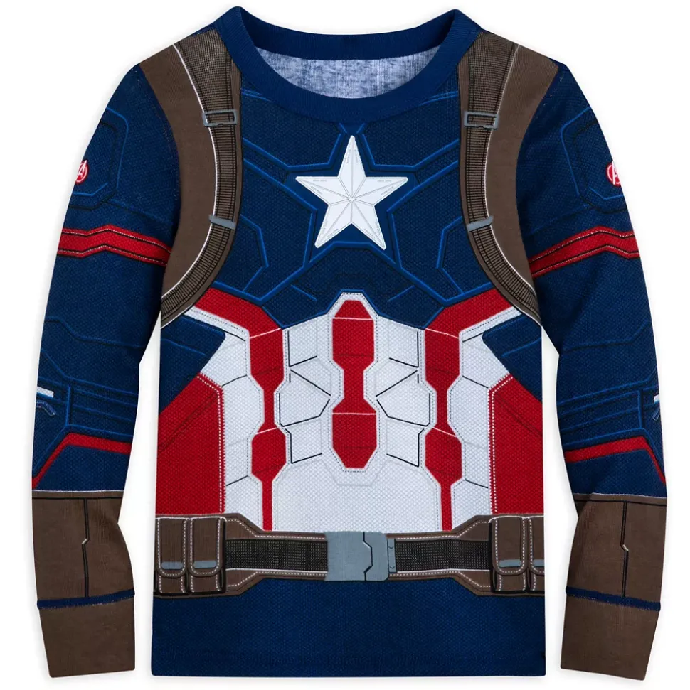 Pyjama déguisement Captain America pour enfants