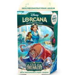Ravensburger Deck de démarrage B, Rubis et Saphir, série nº 7, jeu de cartes à collectionner Disney Lorcana