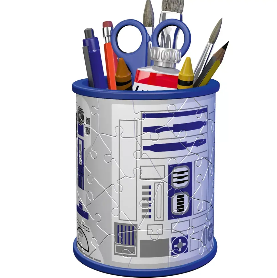 Ravensburger Pot à crayons R2-D2 Puzzle en relief 54 pièces, Star Wars