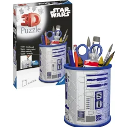 Ravensburger Pot à crayons R2-D2 Puzzle en relief 54 pièces, Star Wars