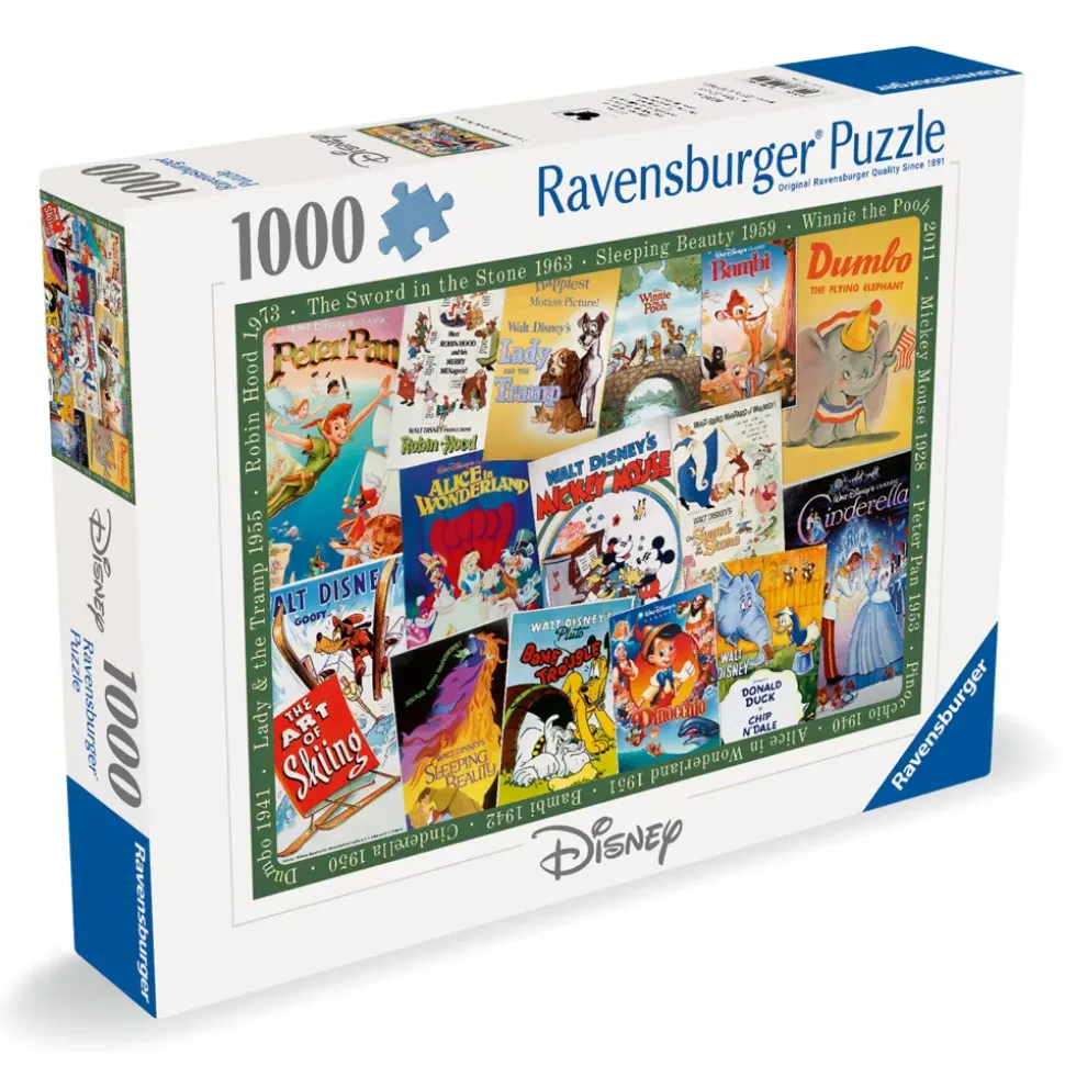 Ravensburger Puzzle Affiches de film Disney vintages 1 000 pièces