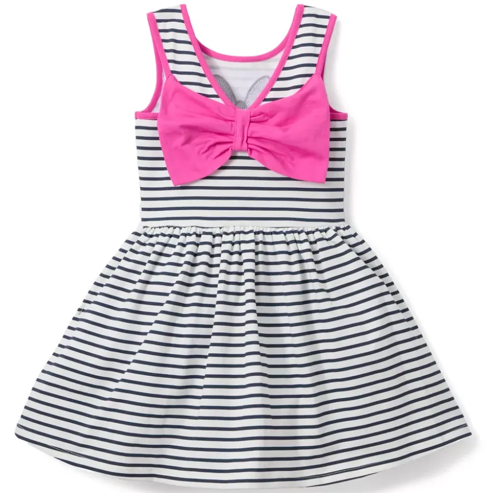 Robe à rayures Minnie pour enfants
