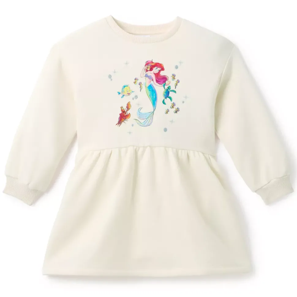 Robe sweatshirt La Petite Sirène pour enfants
