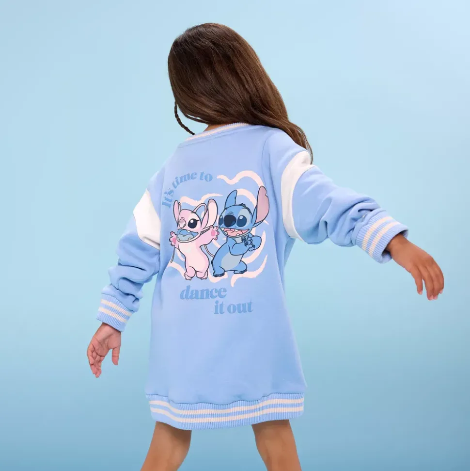 Robe sweatshirt Stitch et Angel pour enfants, Lilo & Stitch
