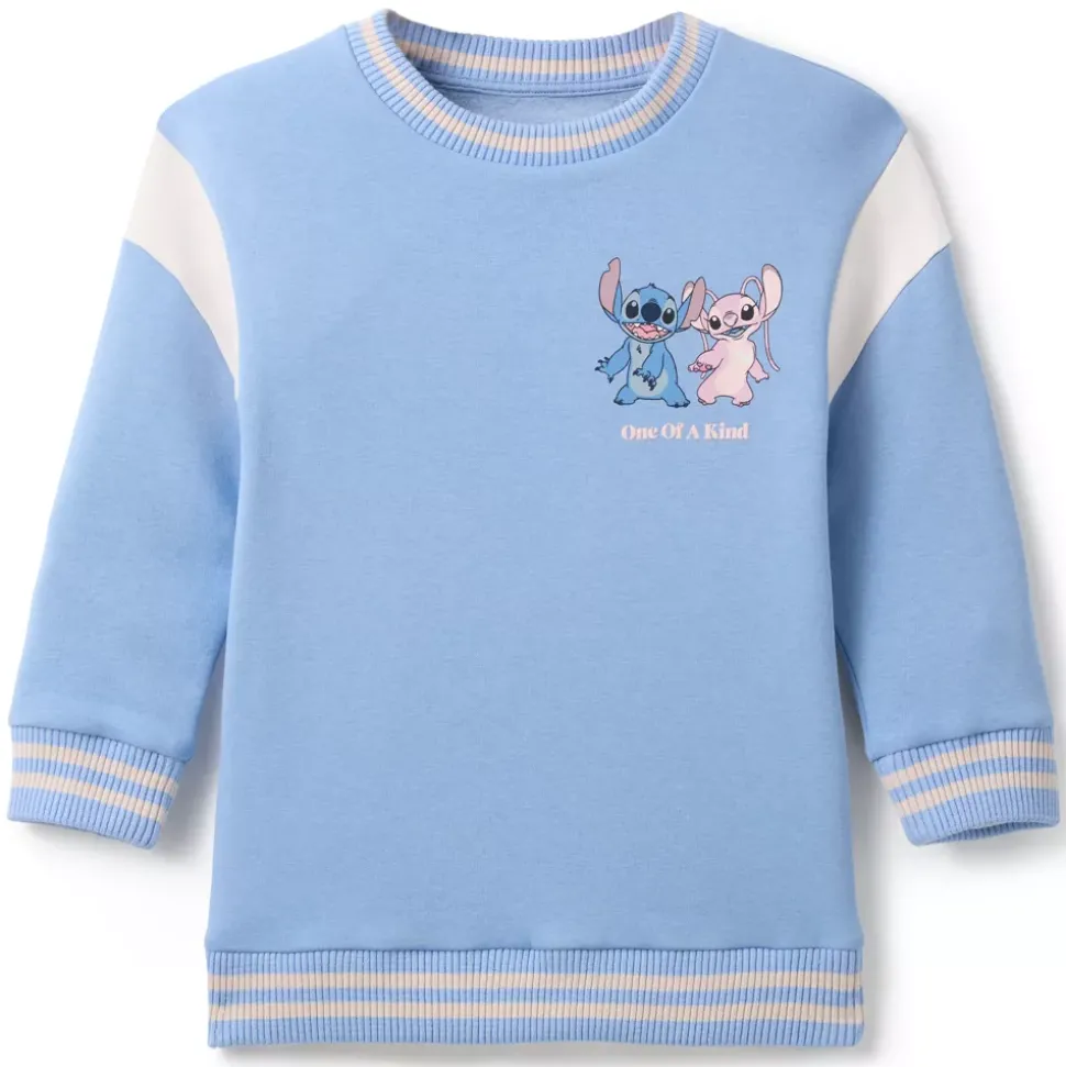 Robe sweatshirt Stitch et Angel pour enfants, Lilo & Stitch