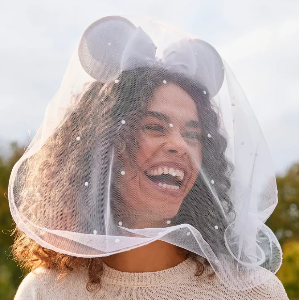 Serre-tête à oreilles de Minnie pour mariée