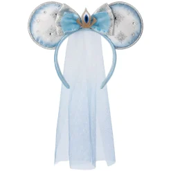 Serre-tête à oreilles Elsa avec voile