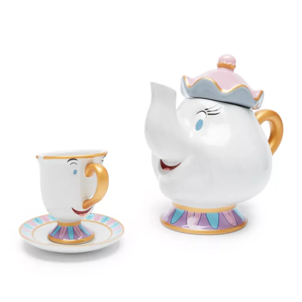 Service à thé Madame Samovar et Zip, La Belle et la Bête