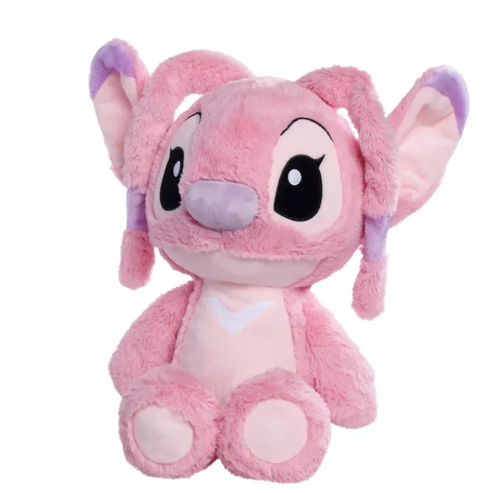 Simba Smoby Peluche Angel Flopsie de taille moyenne, Lilo & Stitch, 25 cm