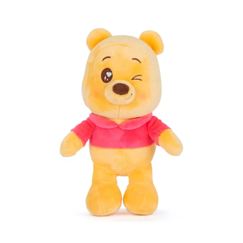 Simba Smoby Peluche Winnie de taille moyenne avec yeux scintillants, 25 cm