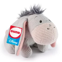 Spinmaster Peluche Bourriquet tricotée Disney GUND, Winnie l'Ourson, 38 cm