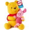 Spinmaster Peluche Winnie l'Ourson et Porcinet tricotée Disney GUND, 25,5 cm