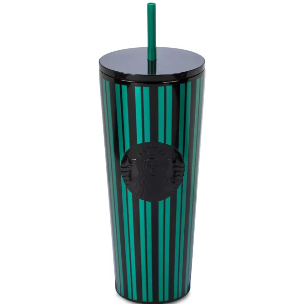 Starbucks Gobelet The Haunted Mansion en acier inoxydable avec paille