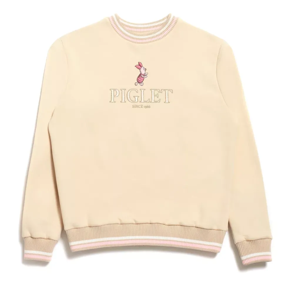 Sweat Porcinet couleur crème pour adultes, Winnie l'Ourson