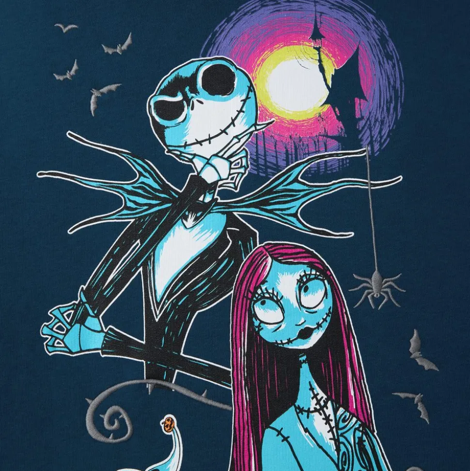 Sweatshirt à capuche L'Étrange Noël de monsieur Jack de Tim Burton pour adultes