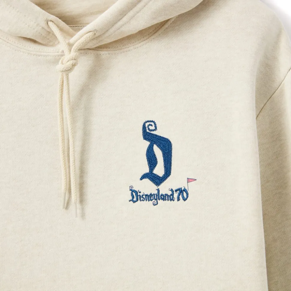 Sweat-shirt à capuche Mickey Mouse & Map Disneyland Resort 70th Anniversary pour adultes