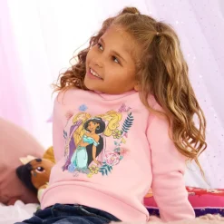 Sweatshirt Disney Princesses à capuche pour enfants