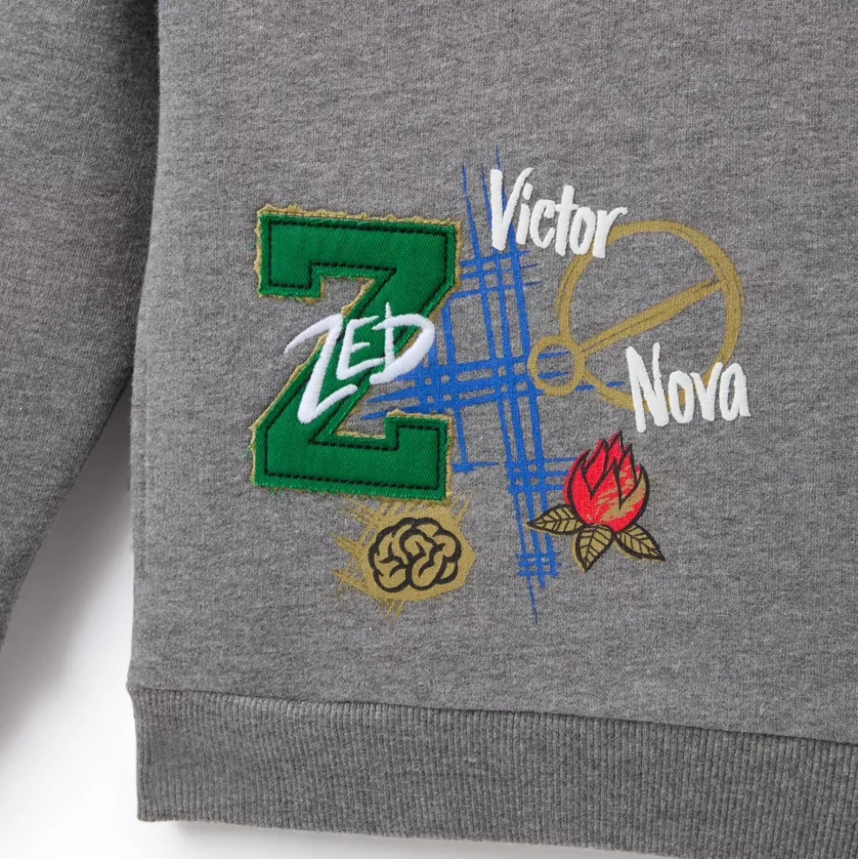 Sweat-shirt Zombies 4 ː L'aube des vampires à capuche pour enfants