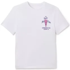 T-shirt Café V8 de Flo blanc pour adultes, Disney Pixar Cars