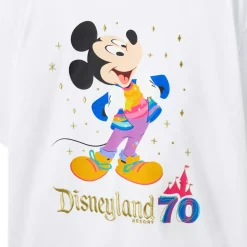 T-shirt Mickey 70e anniversaire de Disneyland Resort pour adultes
