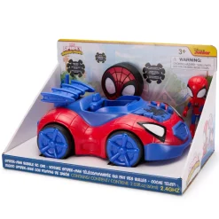 Voiture Spider-Man télécommandée à bulles